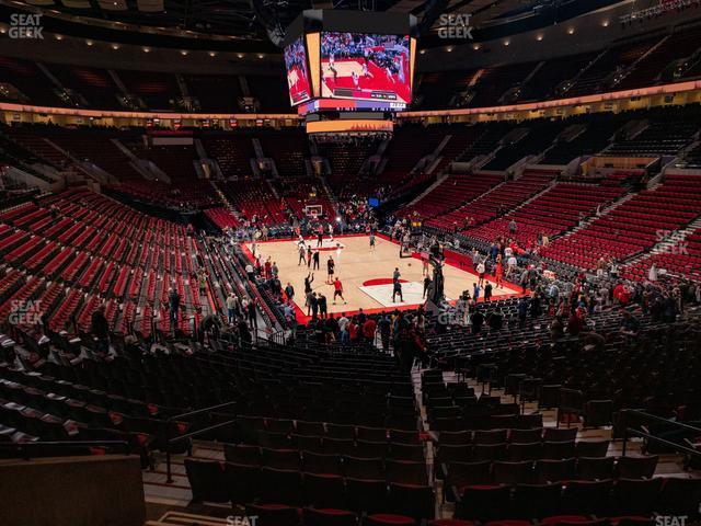 Seating view for Moda Center Section 210