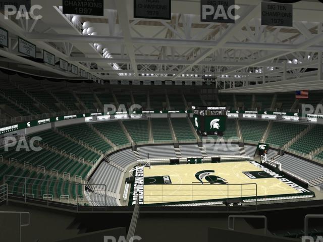 Seating view for Jack Breslin Student Events Center Section 229