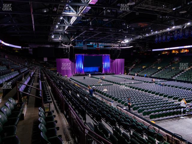 Seating view for Blue Arena at The Ranch Events Complex Section P