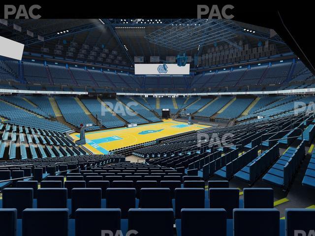 Seating view for Dean Smith Center Section 105