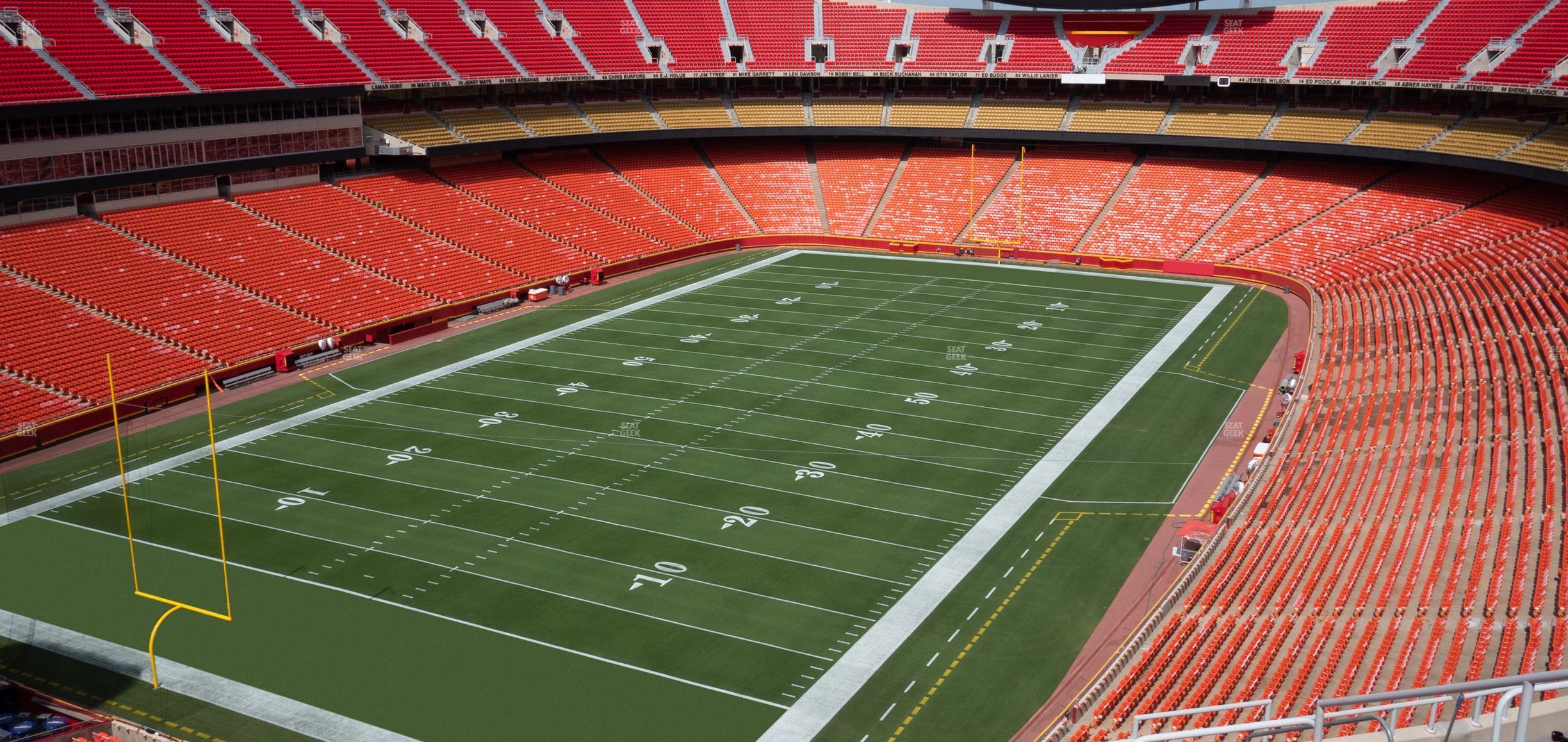 Seating view for GEHA Field at Arrowhead Stadium Section 309