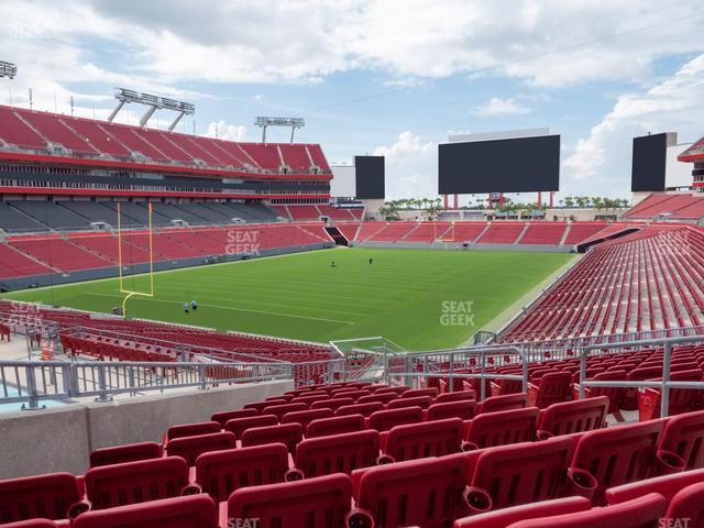 Seating view for Raymond James Stadium Section 201