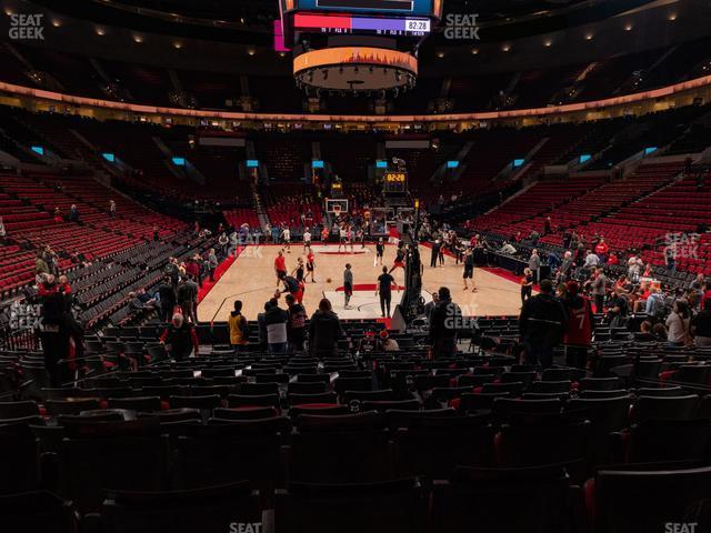 Seating view for Moda Center Section 107