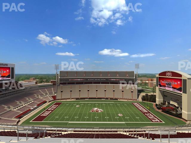 Seating view for Davis Wade Stadium Section 307