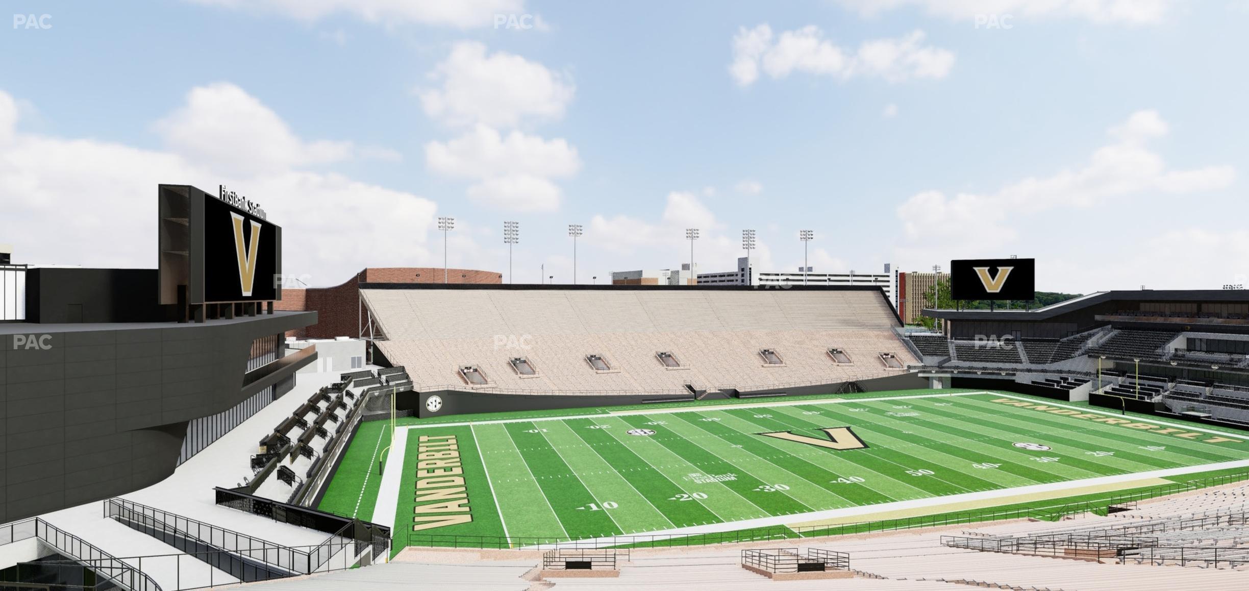 Seating view for FirstBank Stadium Section A