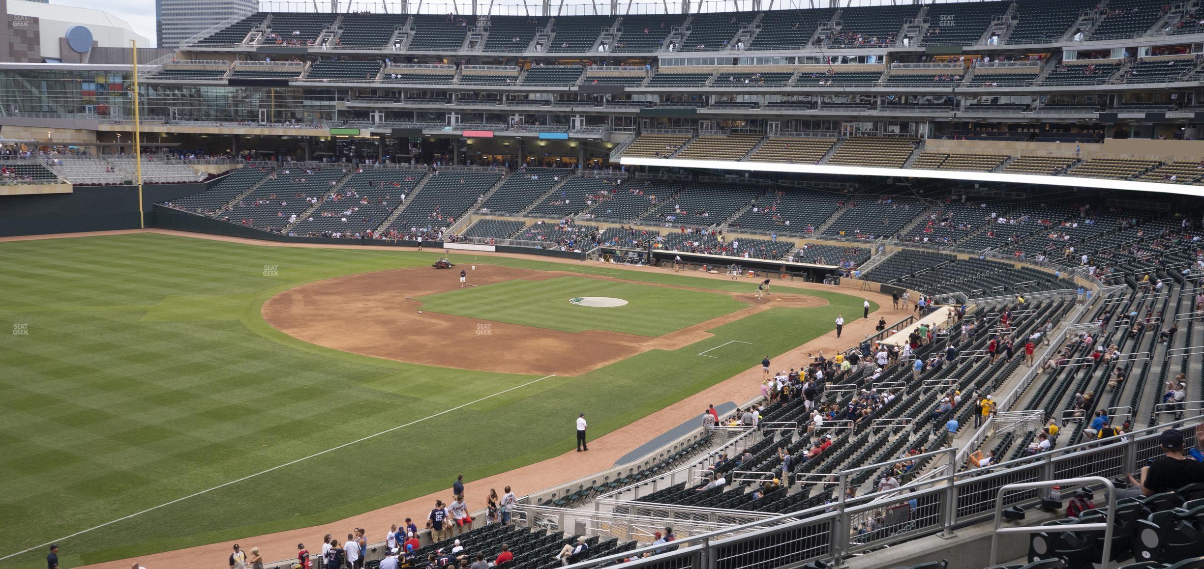 Seating view for Target Field Section Legends Landing U