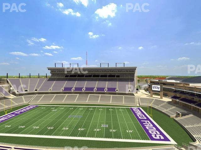 Seating view for Amon G. Carter Stadium Section 304