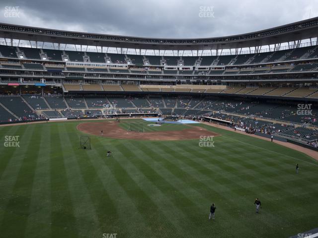 Seating view for Target Field Section 232