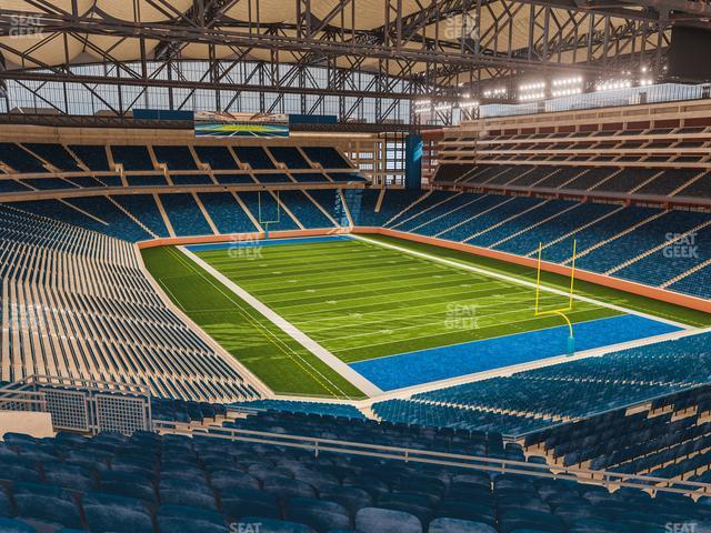 Seating view for Ford Field Section 340