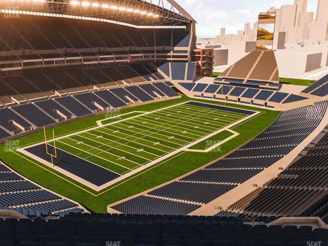 Seating view for Lumen Field Section 316