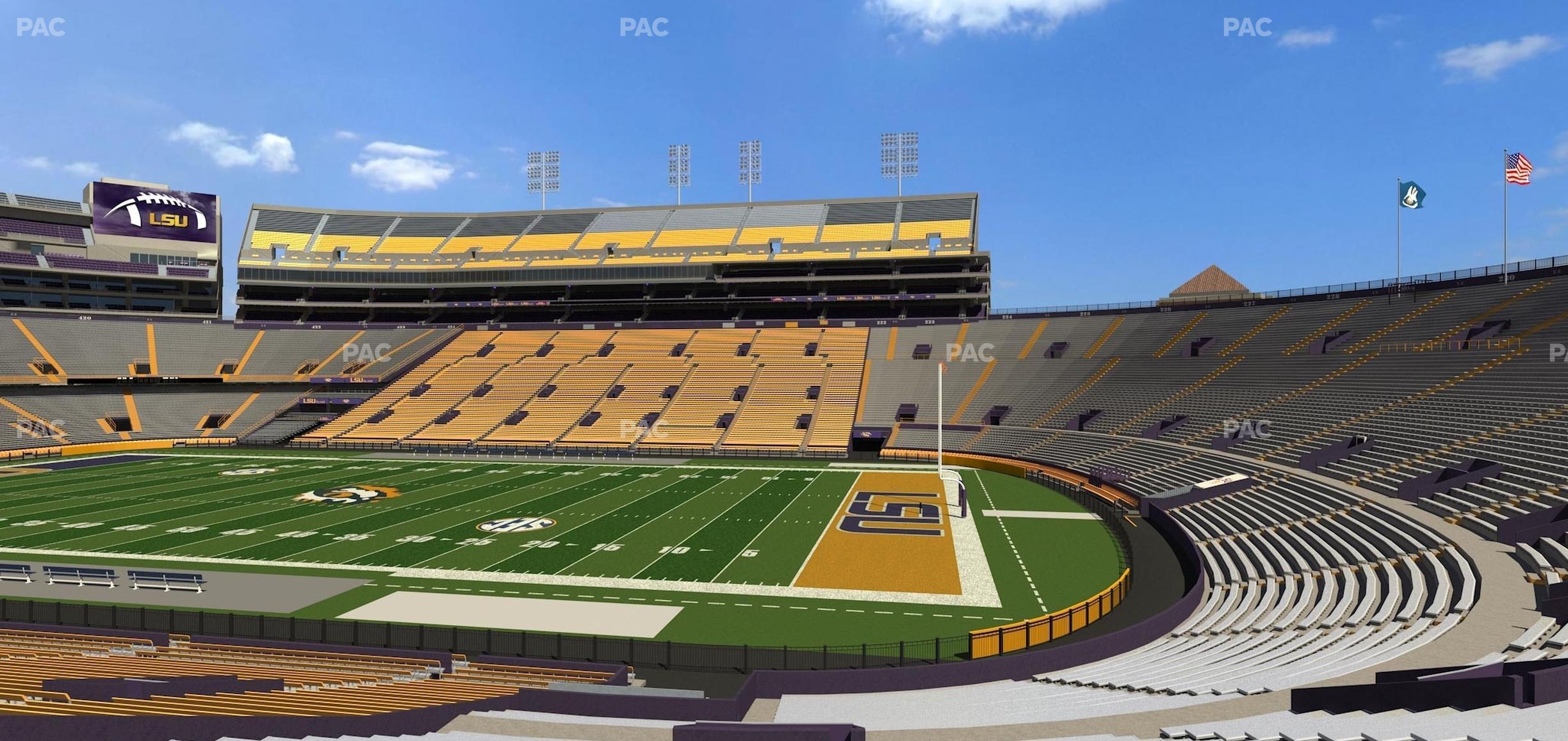 Seating view for Tiger Stadium Section 211