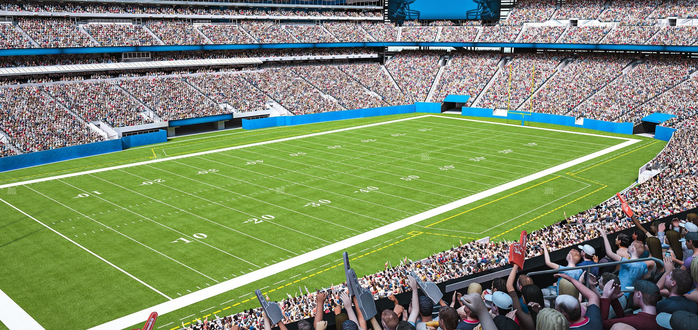 Seating view for MetLife Stadium Section 219