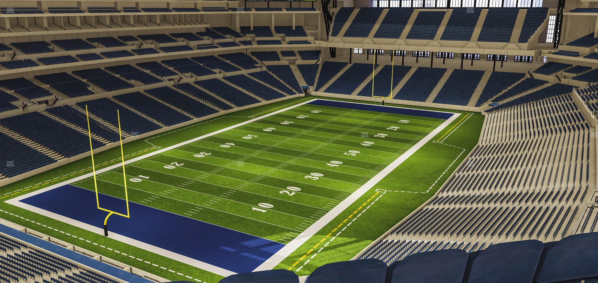 Seating view for Lucas Oil Stadium Section 522