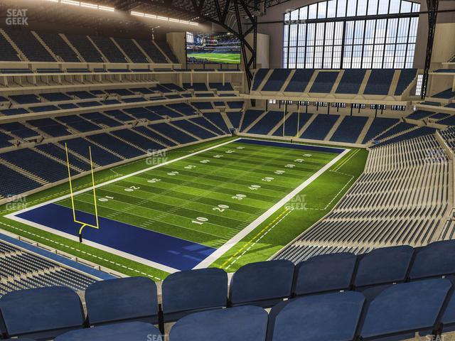 Seating view for Lucas Oil Stadium Section 522