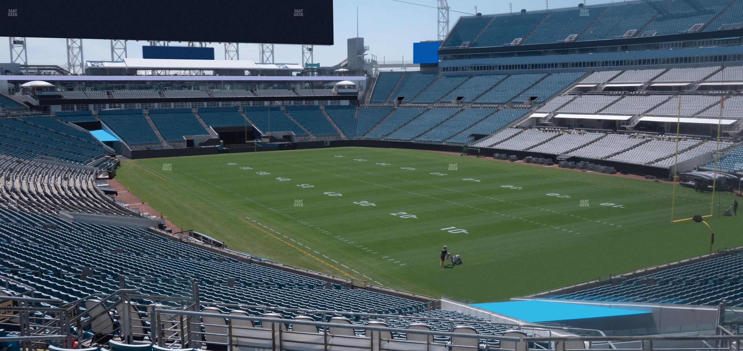 Seating view for EverBank Stadium Section 228