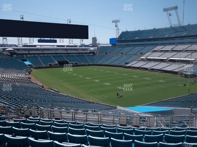 Seating view for EverBank Stadium Section 228