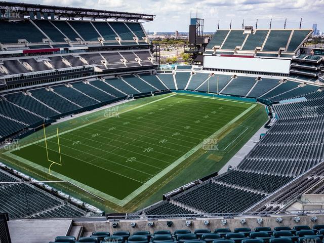 Seating view for Lincoln Financial Field Section 218