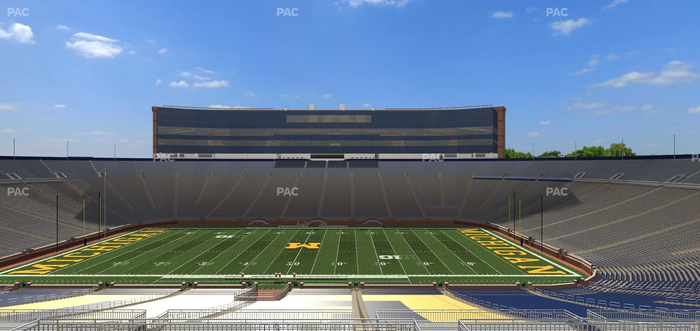 Seating view for Michigan Stadium Section 44