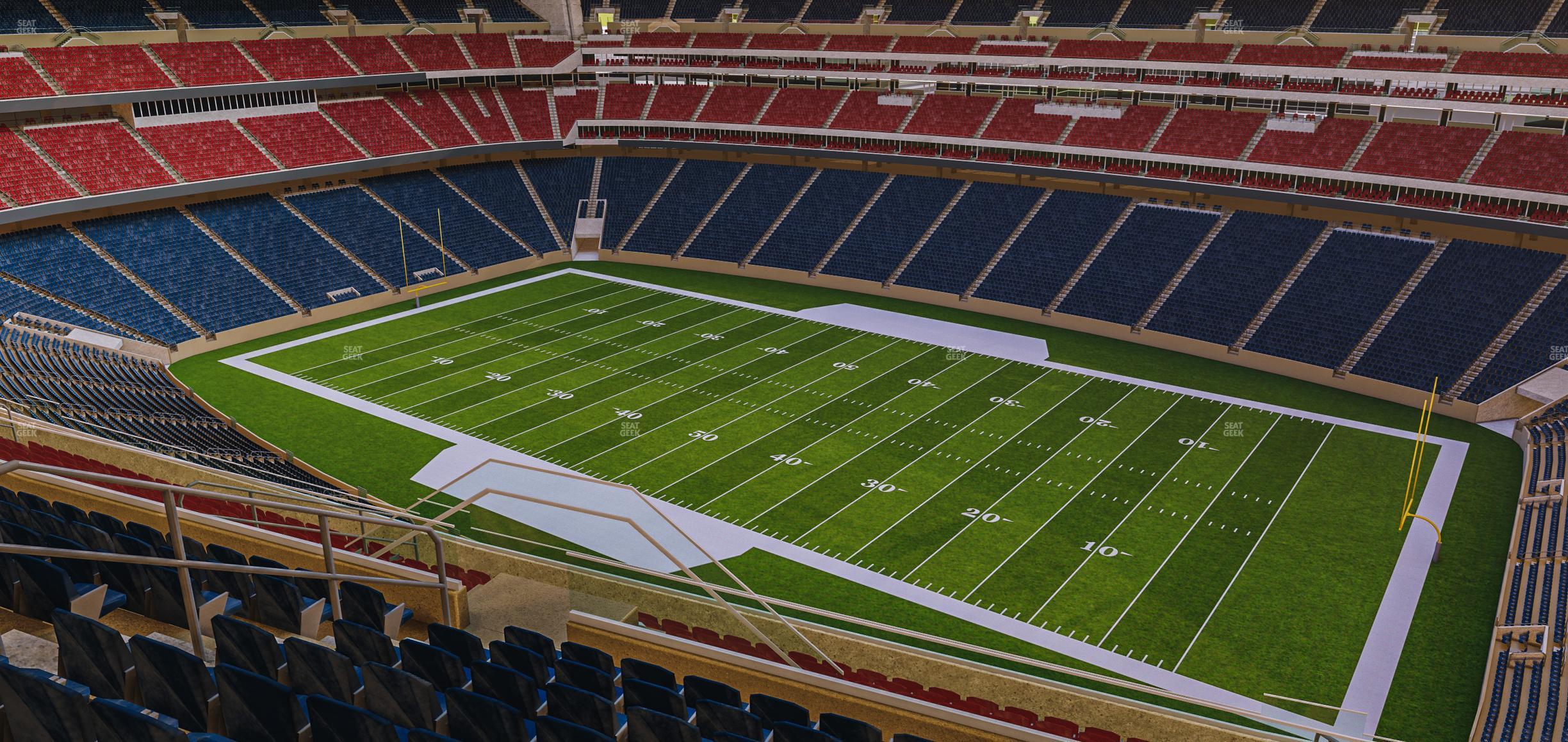 Seating view for NRG Stadium Section 604