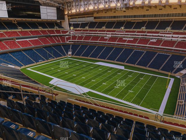 Seating view for NRG Stadium Section 604