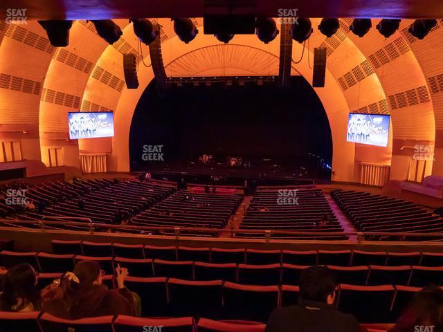 Seating view for Radio City Music Hall Section First Mezzanine 3