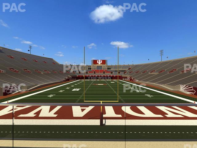 Seating view for Memorial Stadium - Indiana Section Suite 36