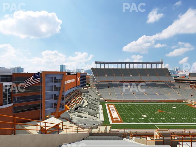 Seating view for Darrell K Royal - Texas Memorial Stadium Section 132