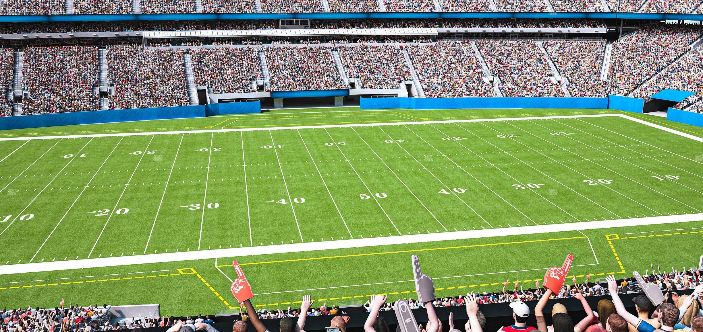 Seating view for MetLife Stadium Section 215