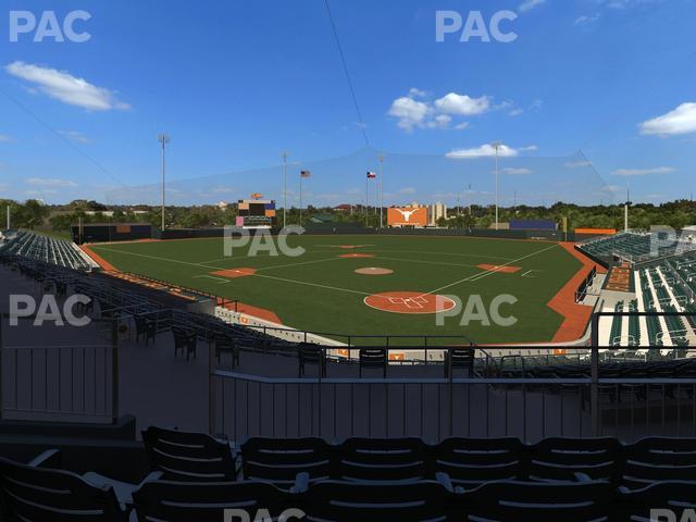 Seating view for UFCU Disch-Falk Field Section 107