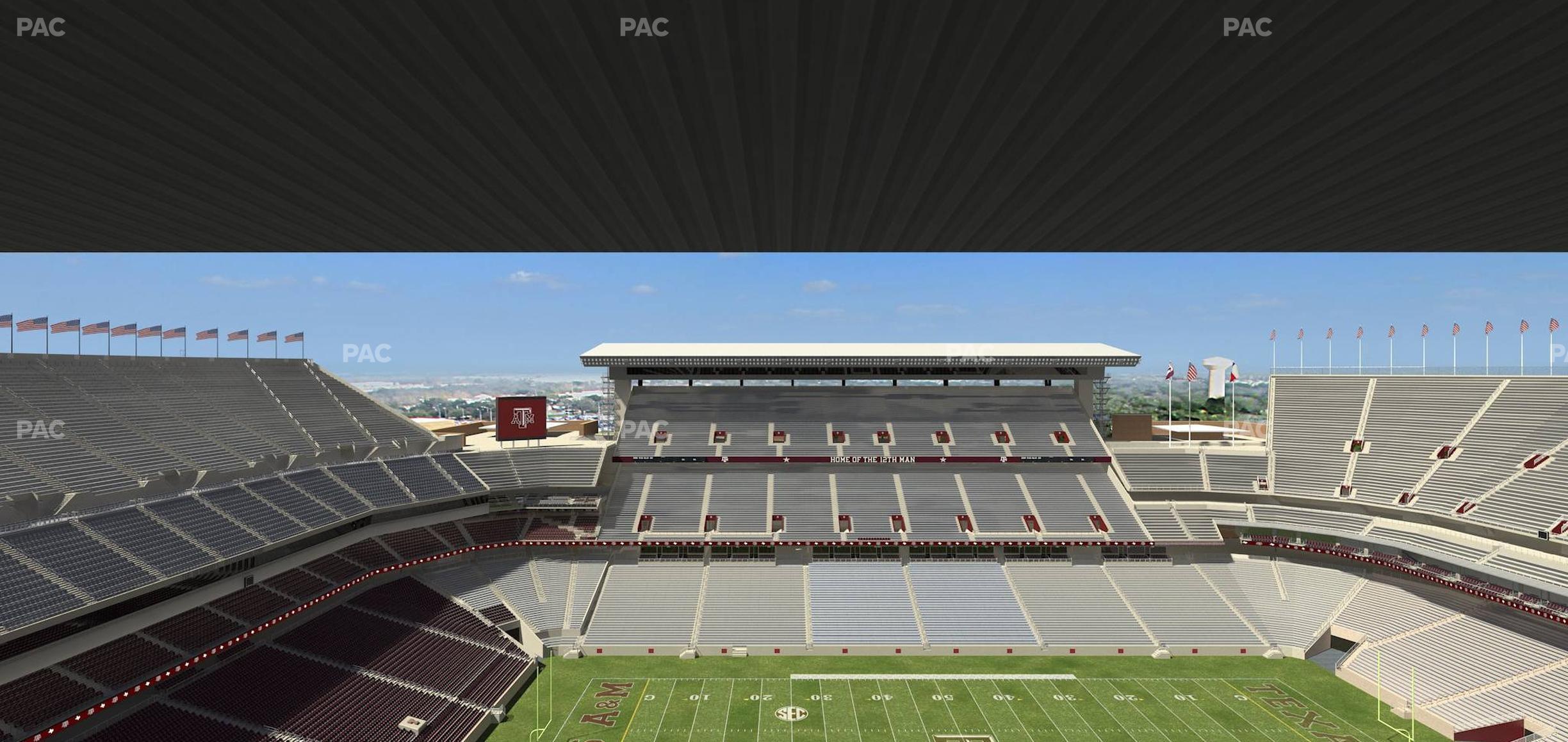 Seating view for Kyle Field Section 406