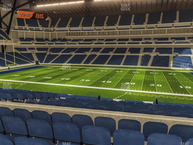 Seating view for Lucas Oil Stadium Section 238