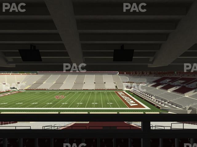 Seating view for Gaylord Family Oklahoma Memorial Stadium Section 3