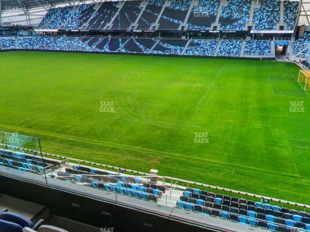 Seating view for Allianz Field Section Party Suite 3