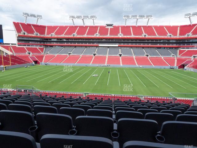 Seating view for Raymond James Stadium Section 236