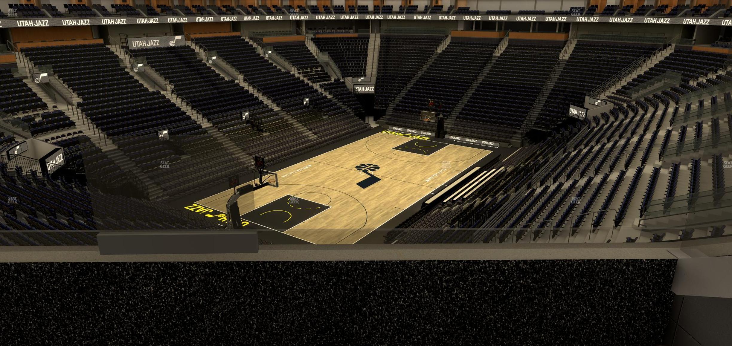 Seating view for Delta Center Section Suite 34