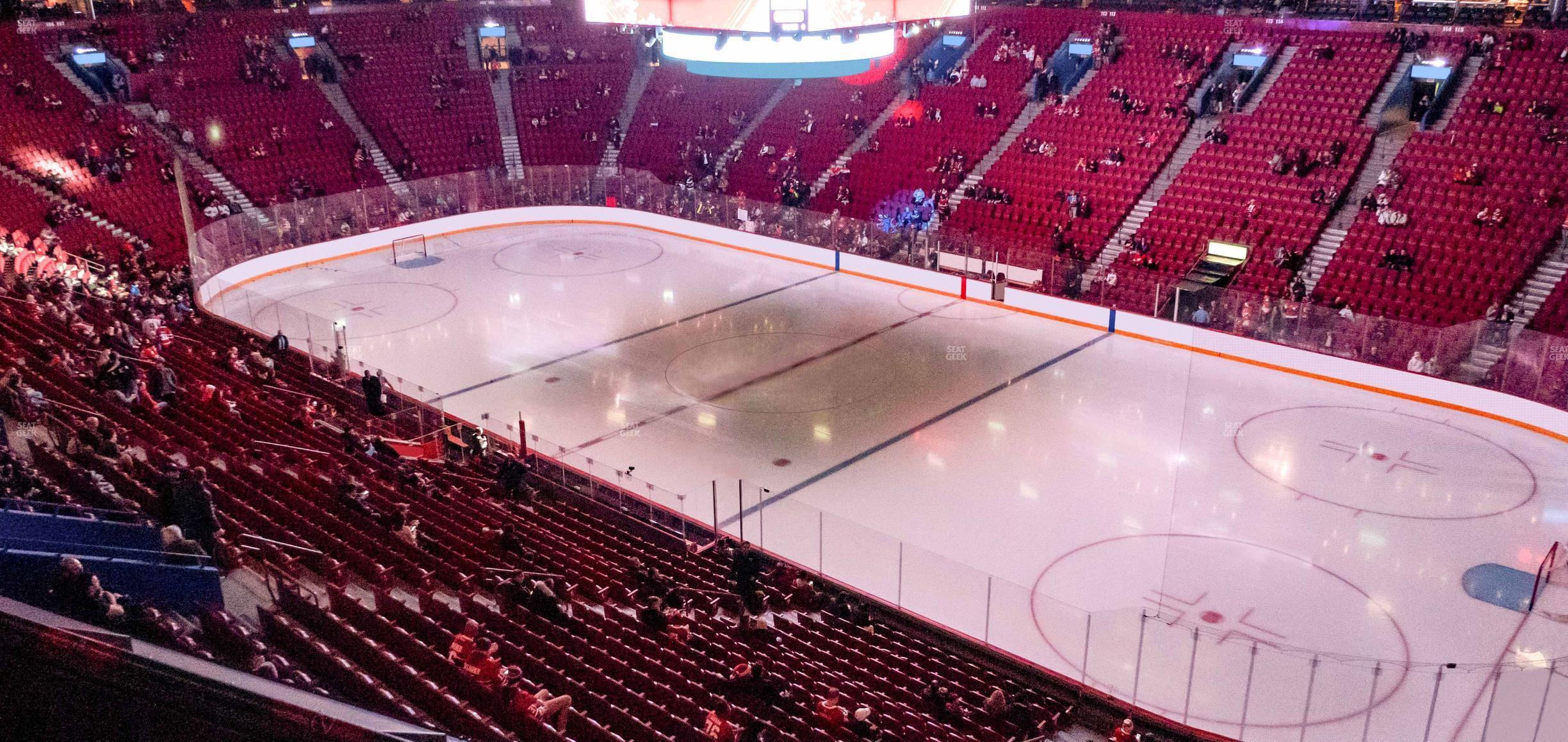 Seating view for Centre Bell Section 222