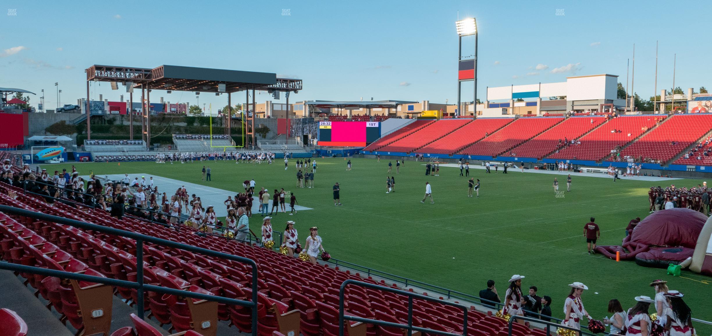 Seating view for Toyota Stadium Section 111