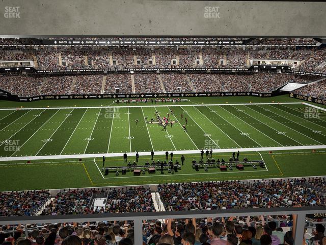 Seating view for Caesars Superdome Section Suite 369