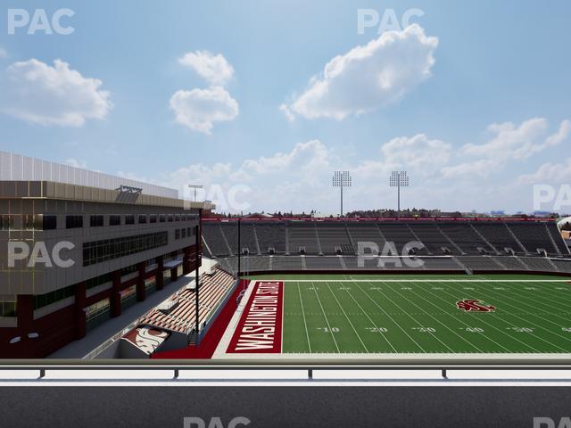 Seating view for Gesa Field Section 103