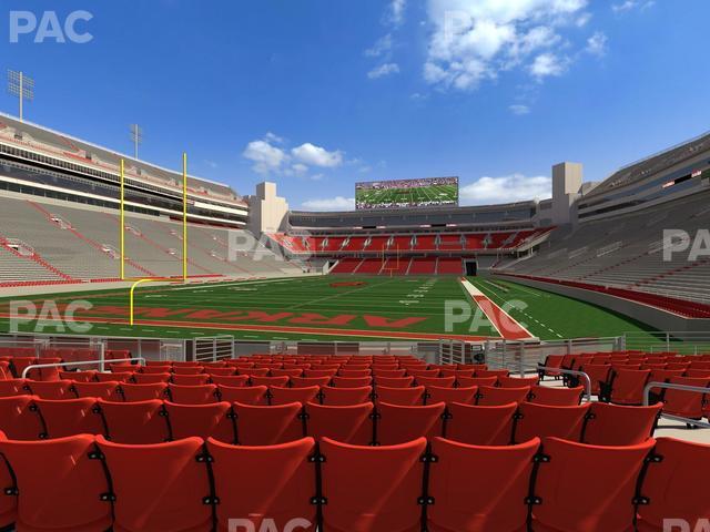 Seating view for Razorback Stadium Section F 3