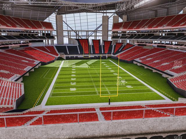 Seating view for Mercedes-Benz Stadium Section 225