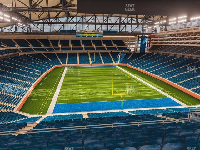 Seating view for Ford Field Section 343