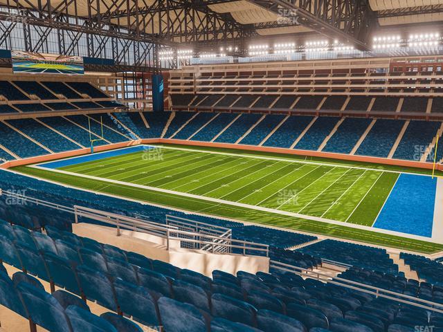 Seating view for Ford Field Section 335