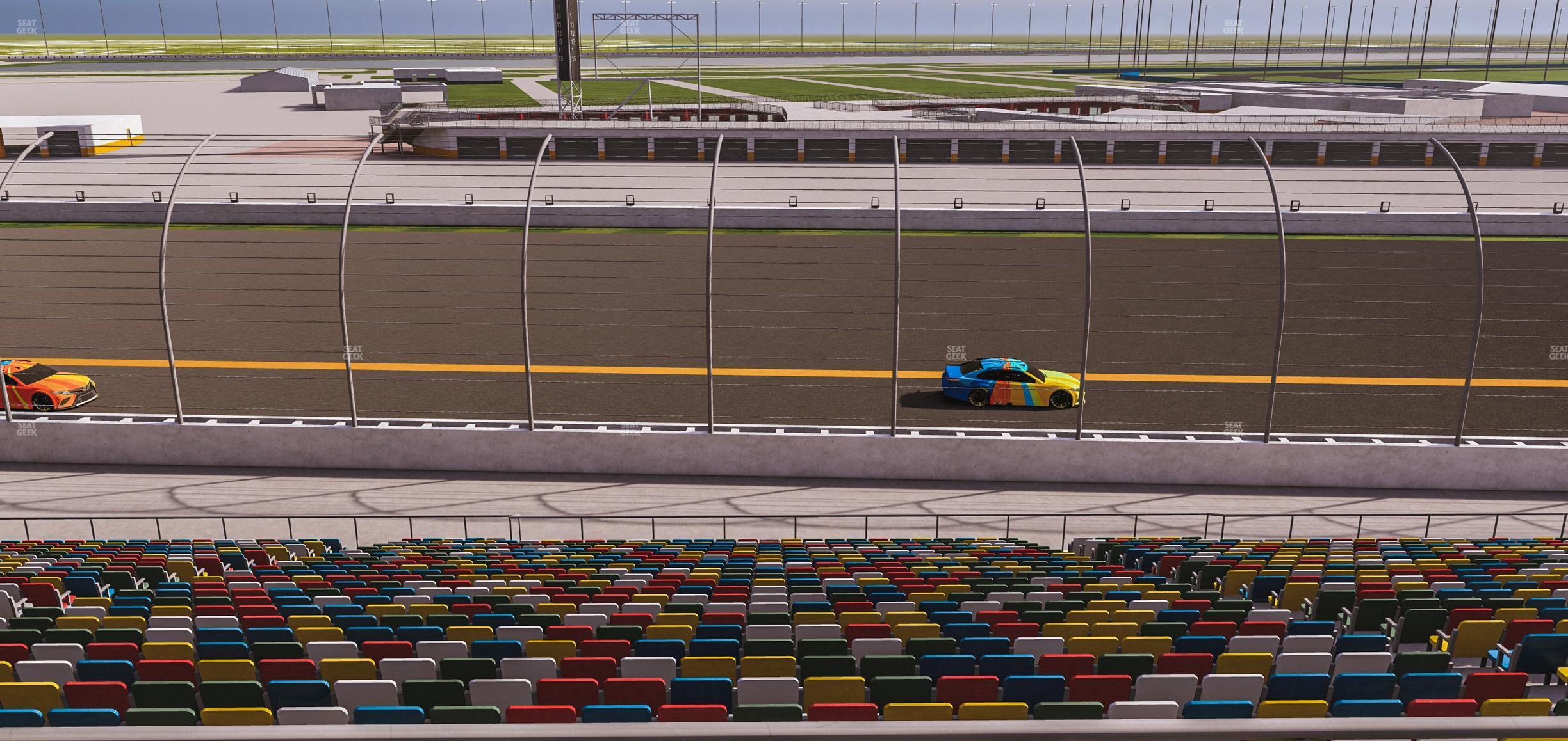 Seating view for Daytona International Speedway Section Back 126