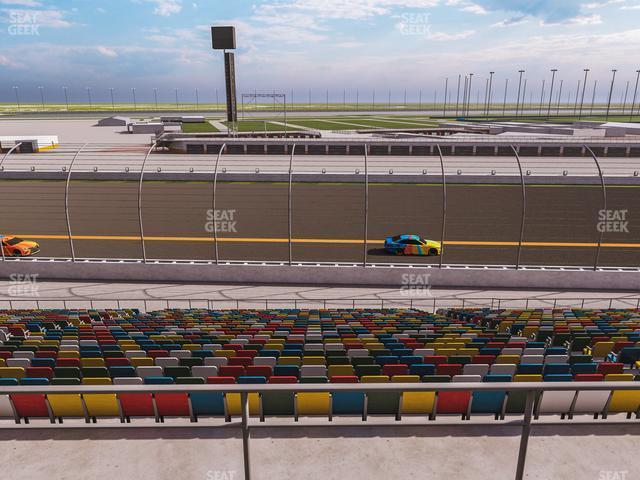 Seating view for Daytona International Speedway Section Back 126