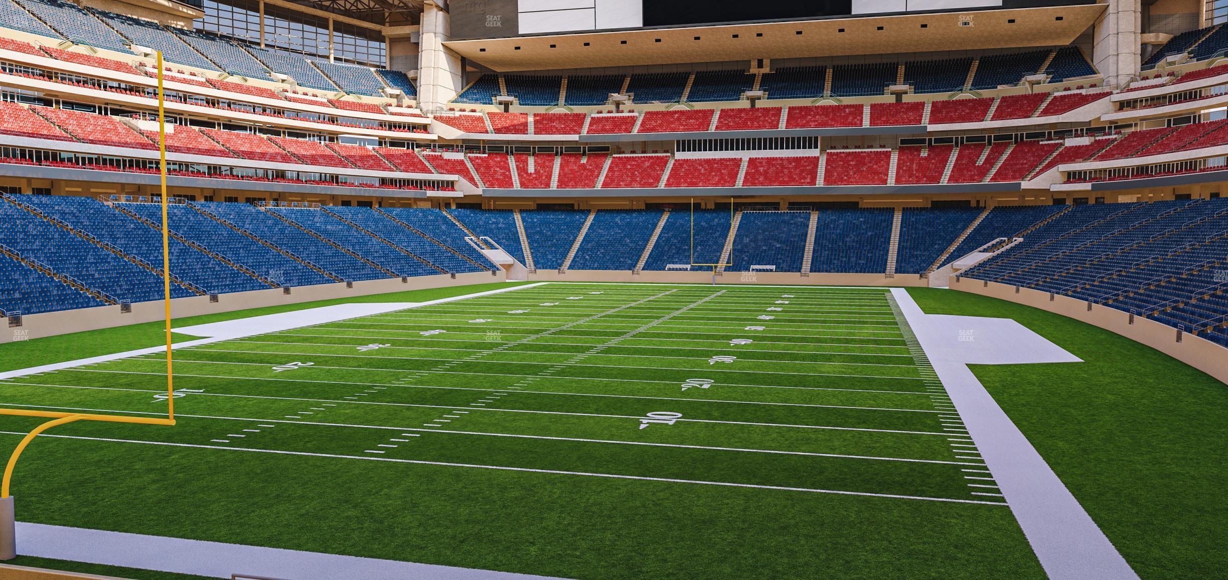 Seating view for NRG Stadium Section 135