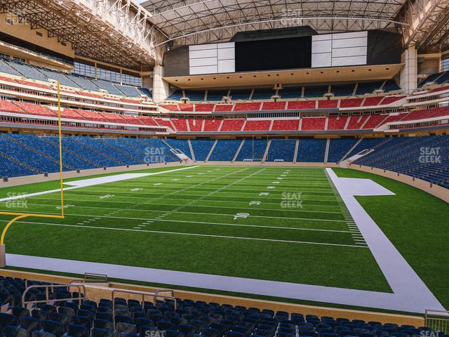 Seating view for NRG Stadium Section 135