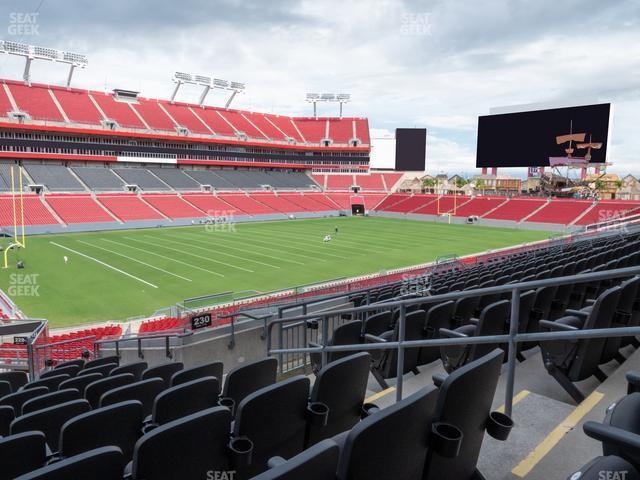 Seating view for Raymond James Stadium Section 230