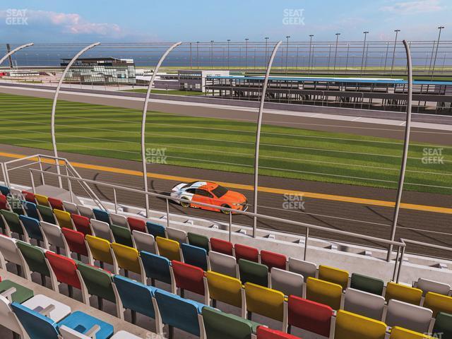 Seating view for Daytona International Speedway Section Front 158