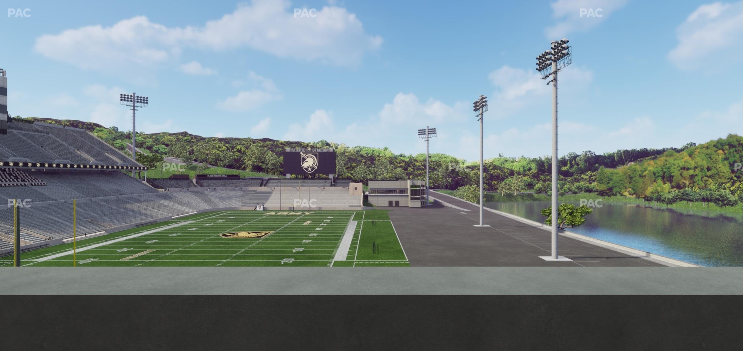 Seating view for Michie Stadium Section Kimsey Club